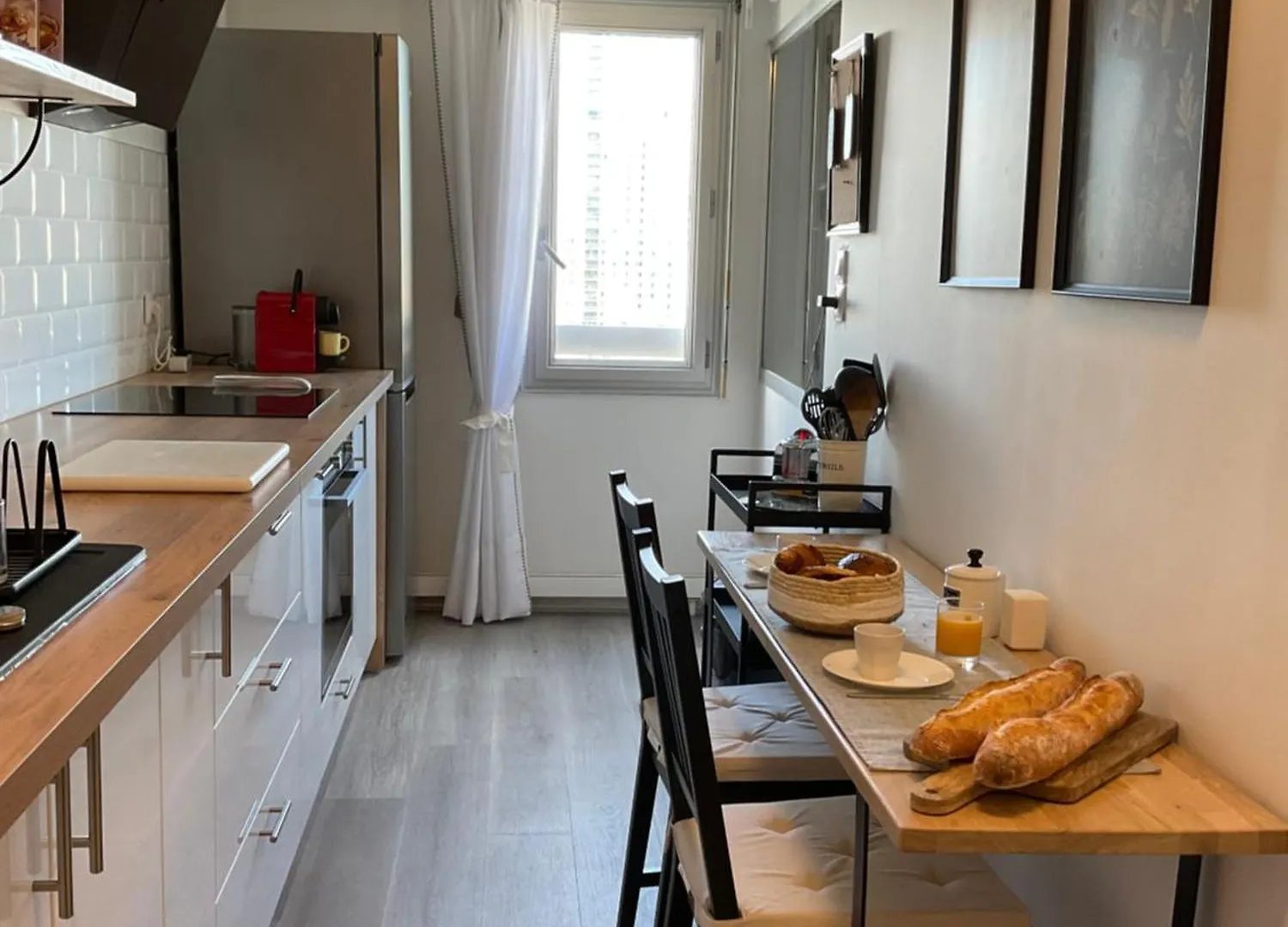 Chic Parisian Sacre Coeur Views Apartment